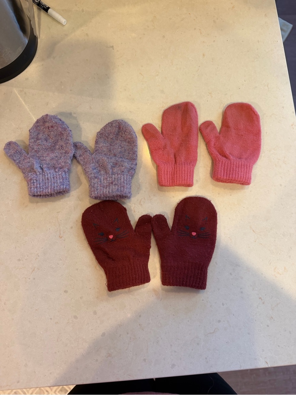 3 Pairs of Toddler Mittens Gloves 2T - 4T / 5T Carter’s Target